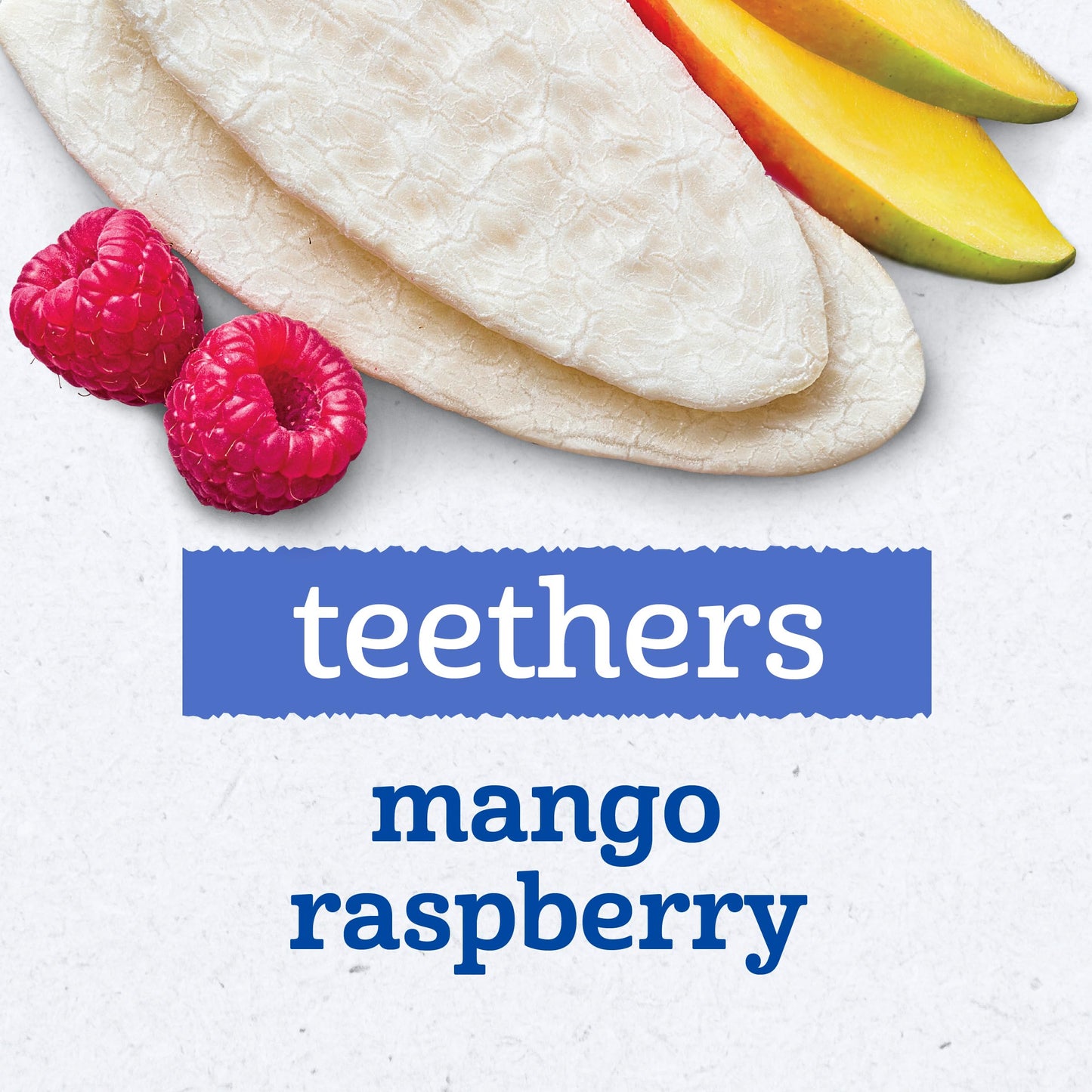 Gerber Snacks for Baby Teethers, Gentle Teething Wafers, Mango Raspberry, 1.7 Ounce, 12 Count Box (Pack of 6)