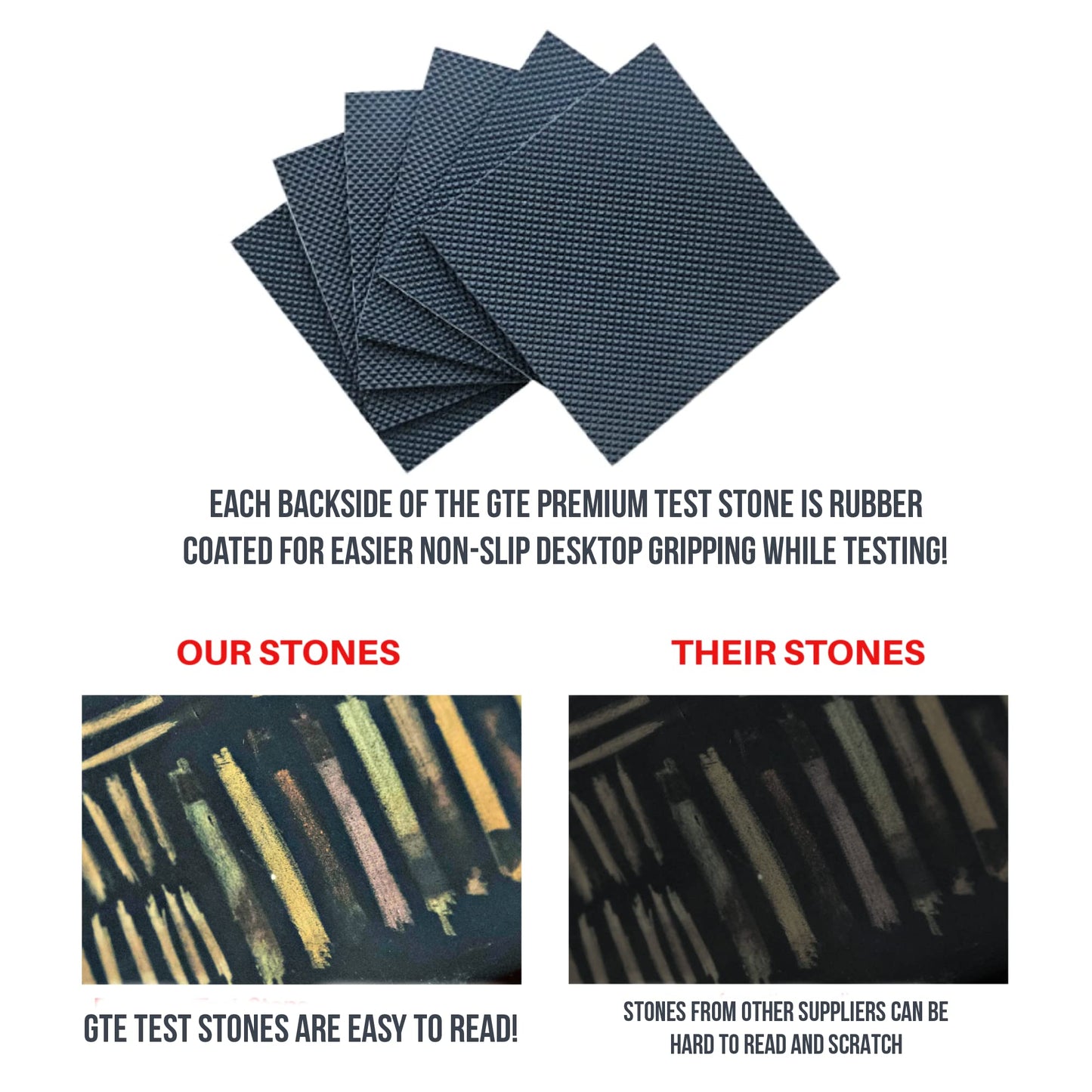 Jewelry Testing Kit 10K, 14K, 18K, 24K Gold, Silver, Platinum Test Solutions with Scratch Stone, 30X Loupe, Instructions, and Bamboo Storage Box