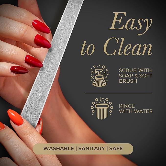 Diamancel Luxury Diamond Toenail File – #3 Coarse Grit – For Toe Nails or Thick Fingernails