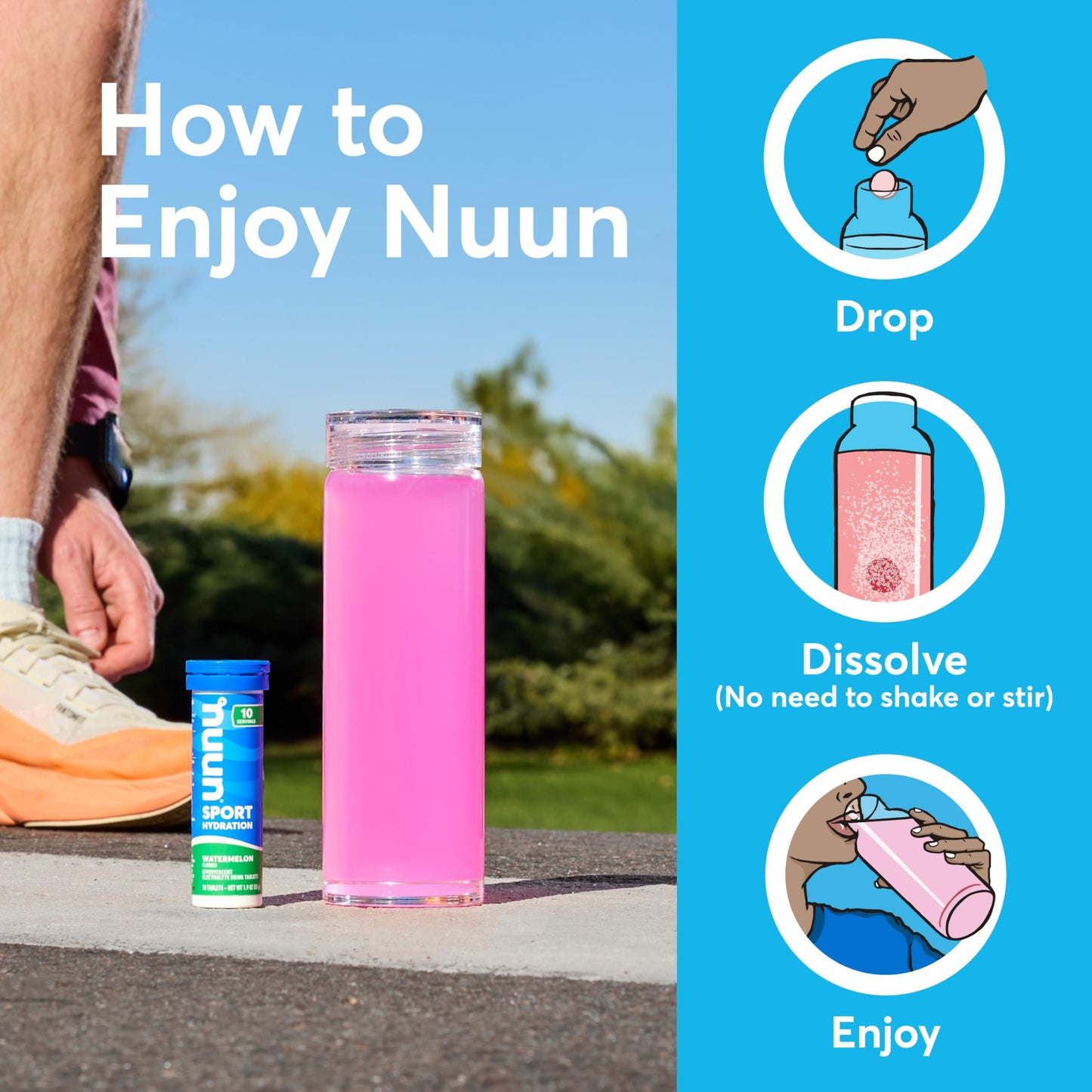 Nuun, Electrolyte Drink Tabs Citrus Fruit, 8 Count, 1.8 Ounce