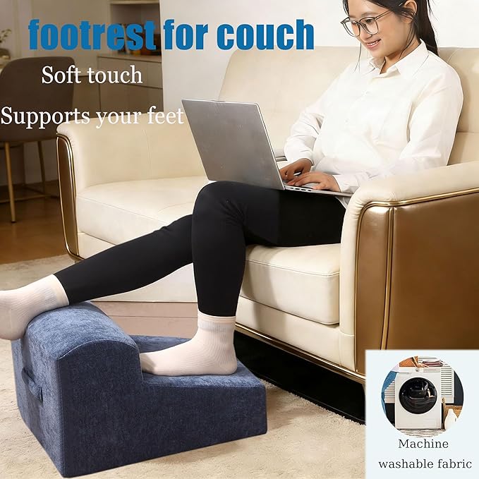 Foot Rest for Under Desk At Work.Ergonomic Foot Rest for Under Desk At Work,Rest for Under Desk Office & Home,Footstool Leg Elevation
