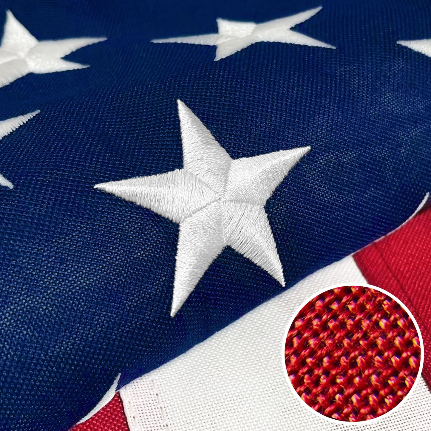 Premium American Flag 2x3 Ft TearProof Series for Outside, Heavy Duty Outdoorï¼Longest Lasting, Super Tough Fade Resistant Spun Polyester, High Wind US Outdoor Flags Embroidered Stars, Sewn Stripes, Brass Grommets