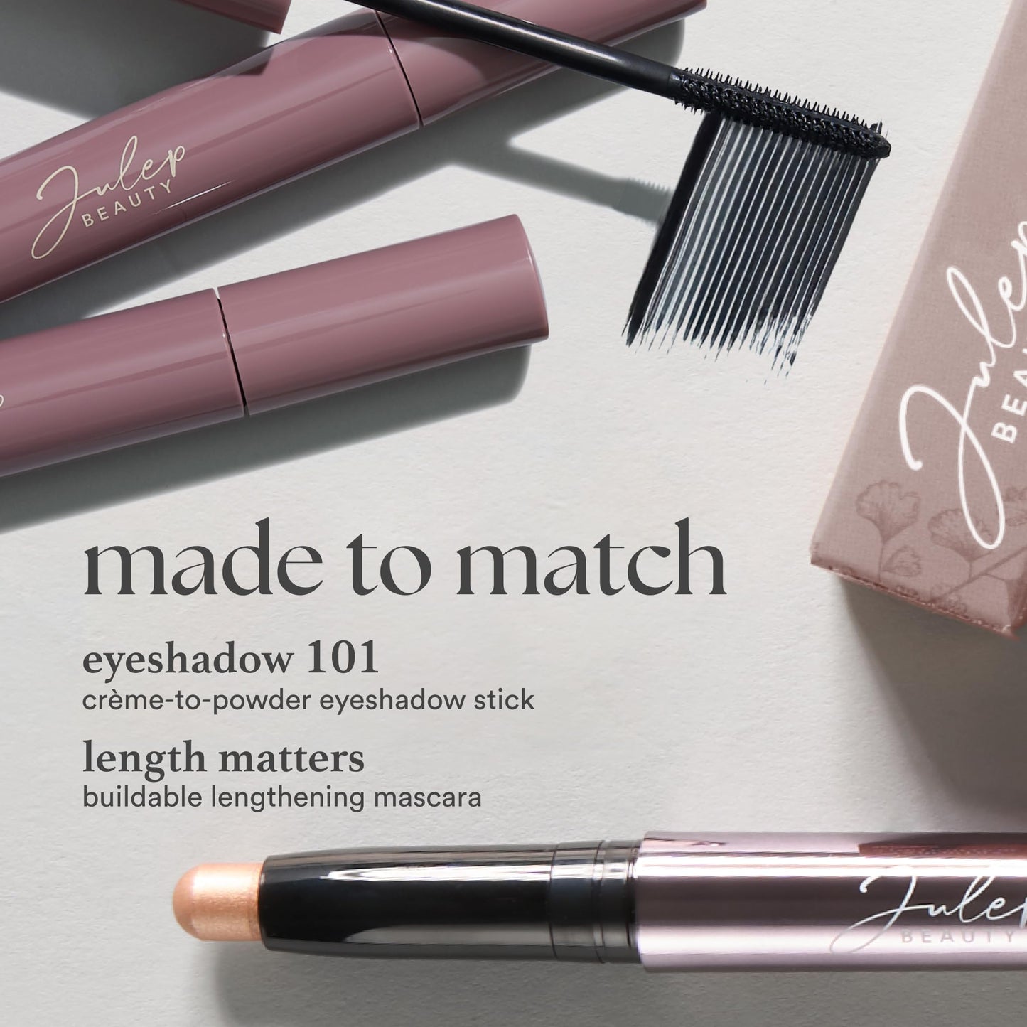 Julep Eyeshadow 101 Cream-to-Powder Waterproof Shadow Stick – Cocoa Shimmer – Long-Lasting, Crease-Proof, Chocolate Brown Shimmer Cream Eyeshadow with Built-in Smudger