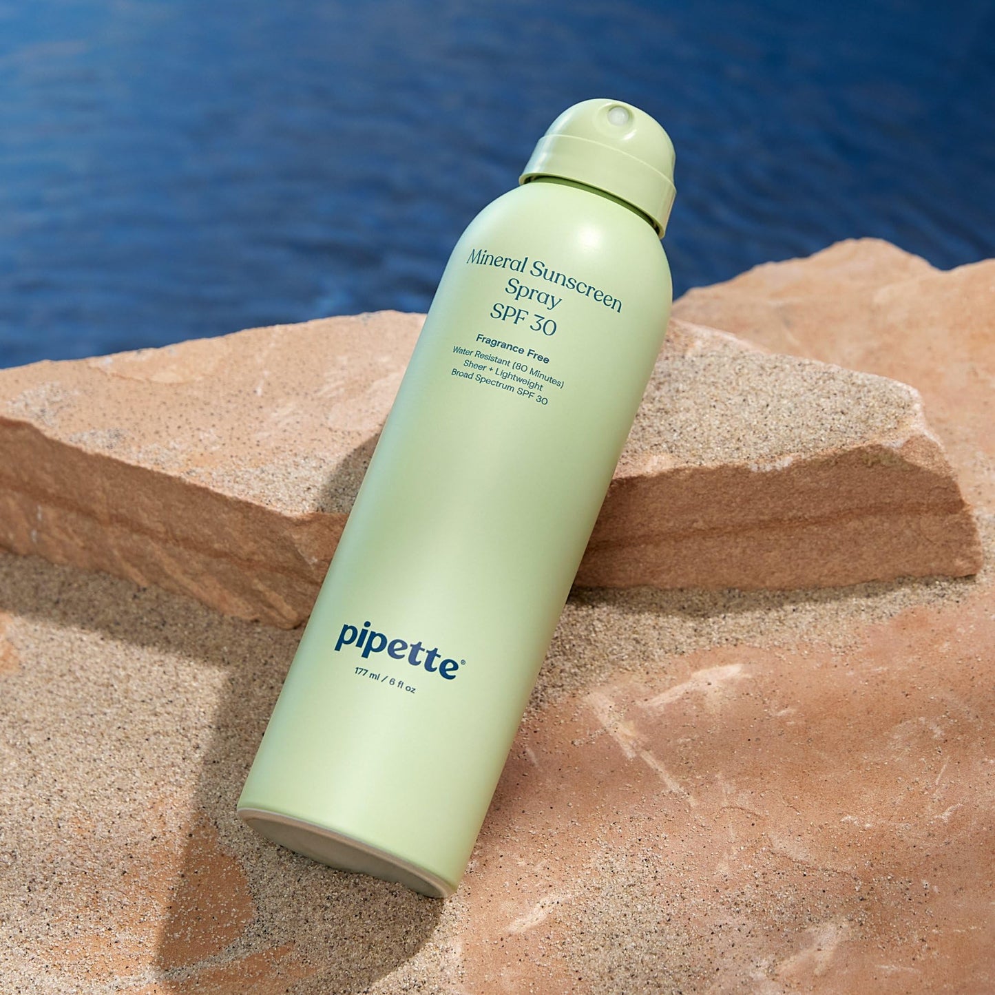 Pipette Baby Mineral Sunscreen Spray SPF 30, 6 oz, Water-resistant Non-nano Zinc Oxide Mineral Sunscreen, UVB/UVA Sunblock for Kids, Safe for Sensitive Skin
