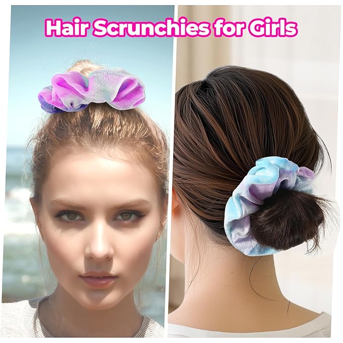 WSYUB Headband for Washing Face, Spa Headband for Teen Girls Skin Care and Makeup, with Hair Scrunchies,Easter Basket Stuffers Gift for Girls