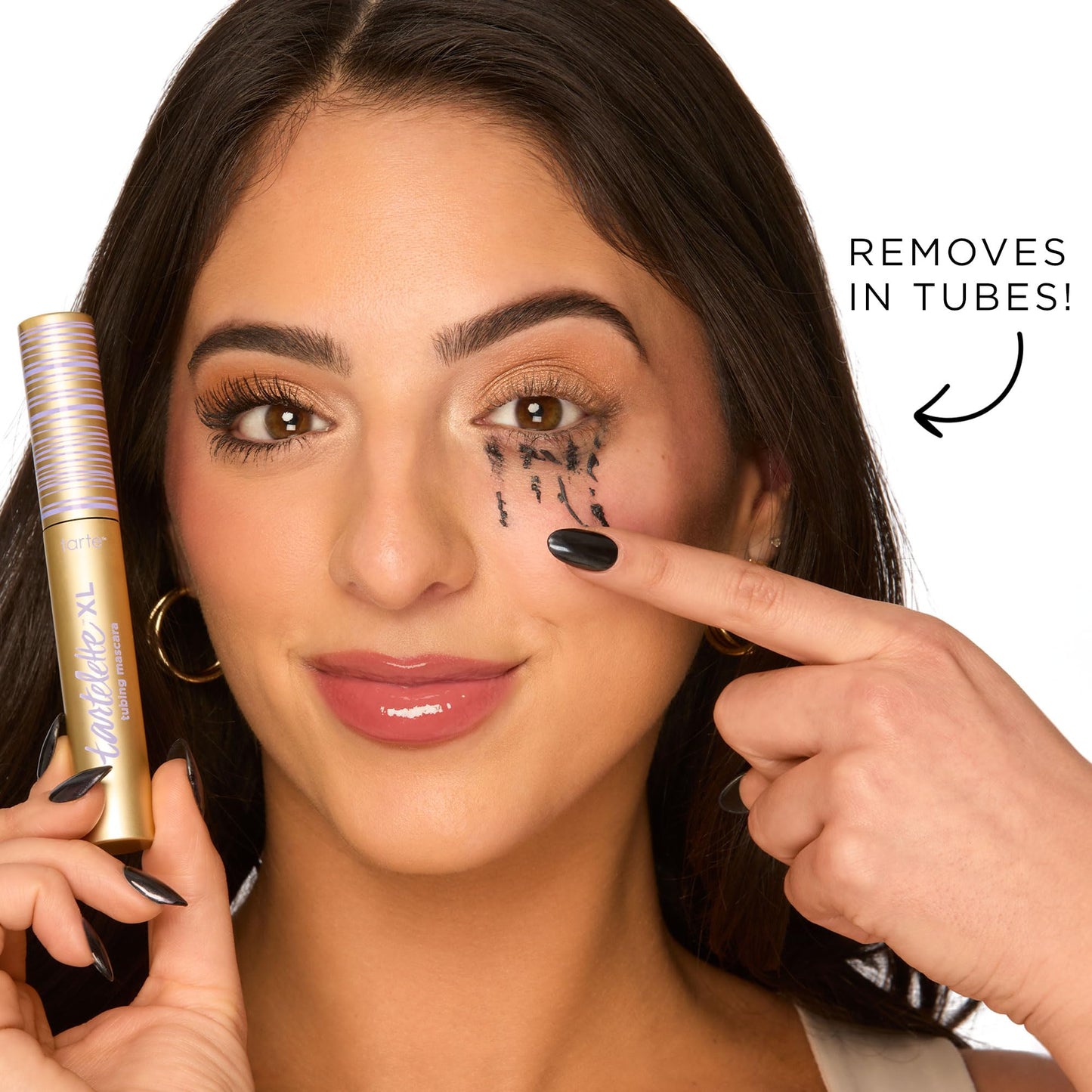 tarte tartelette XL tubing mascara – Lash Extensions in a Tube with Peptide, Extra-Bold Buildable Length & Volume, Smudge-Proof Longwear, Easy-to-Remove, Vegan & Cruelty-Free, full size, black
