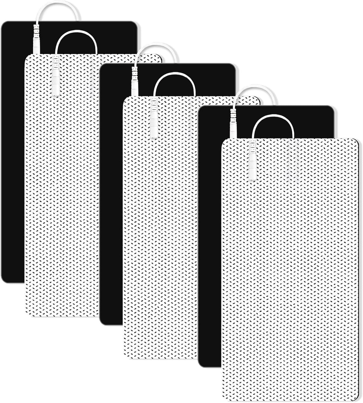 TENS Unit Replacement Pads for Waist and Lower Back Pain Relief 4X8" Extra Large TENS Unit Pads Self-Adhesive Electrode Pads Compatible with TENS 7000, AUVON TENS- 6 Pcs