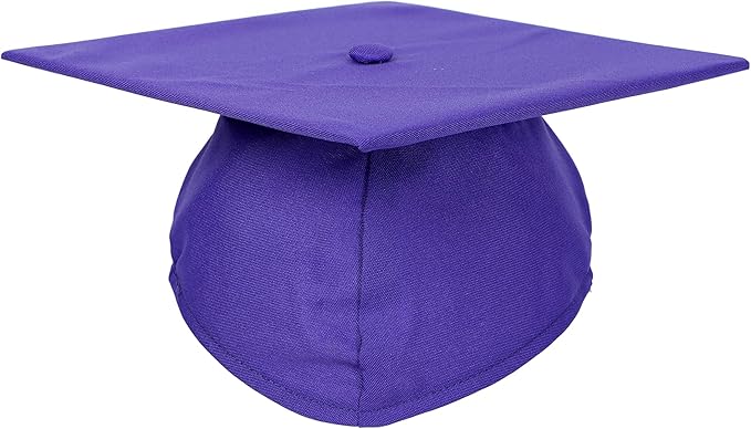 Unisex Adult Matte Graduation Cap with Tassel Year Charm