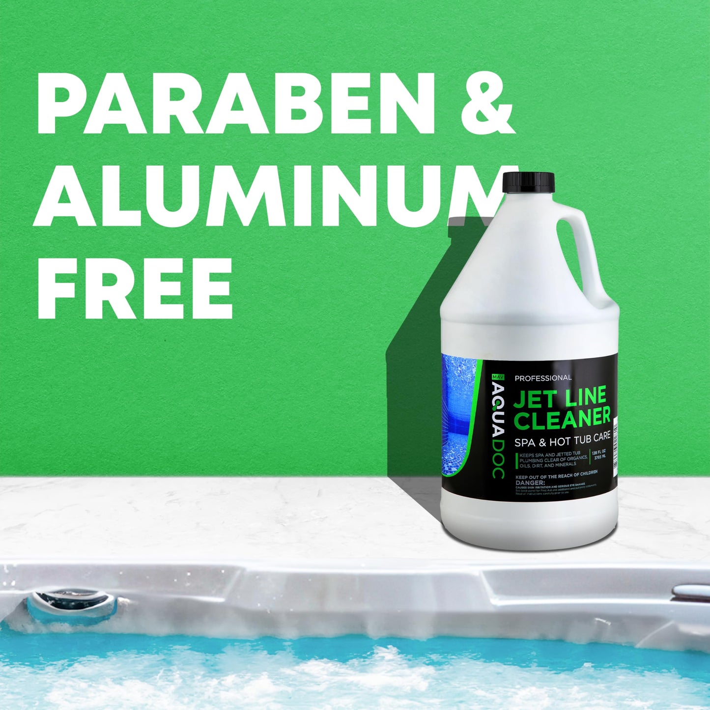Jet Line Cleaner - 1 Gallon | Fast-Acting Spa & Jetted Tub Cleaner for Hot Tubs