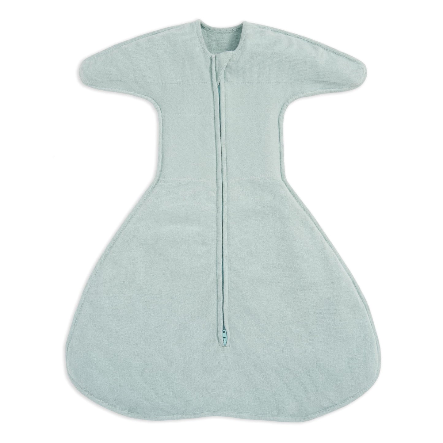 HALO Sleepsack SwaddleStretch, Arms Up or Extended Arms, Newborn Baby Swaddle, 0 – 3 Months, 0.5 TOG, Calm Sage