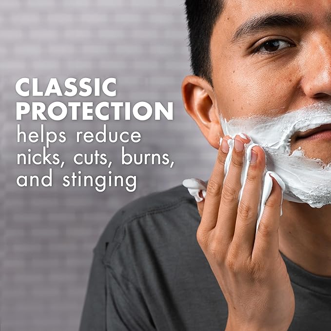 Gillette Foamy Sensitive Shave Foam for Men, Protection Against Shaving Irritation, Quick and Smooth Shave, sensitive skin, shaving cream, 14.9oz