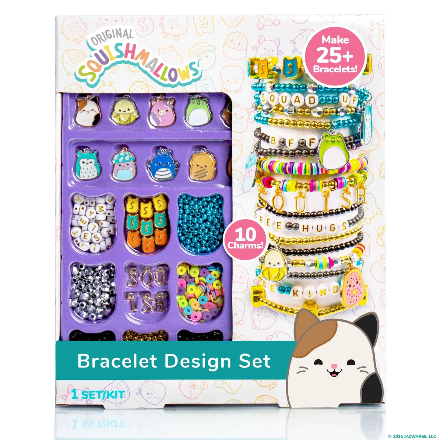 Original Squishmallows Bracelet Design Set, Cute & Friendship Bracelet Kit, Jewelry Making Kit, Charm Bracelet Making Kit, Beading & Jewelry Making, Friendship Bracelet Making Kit