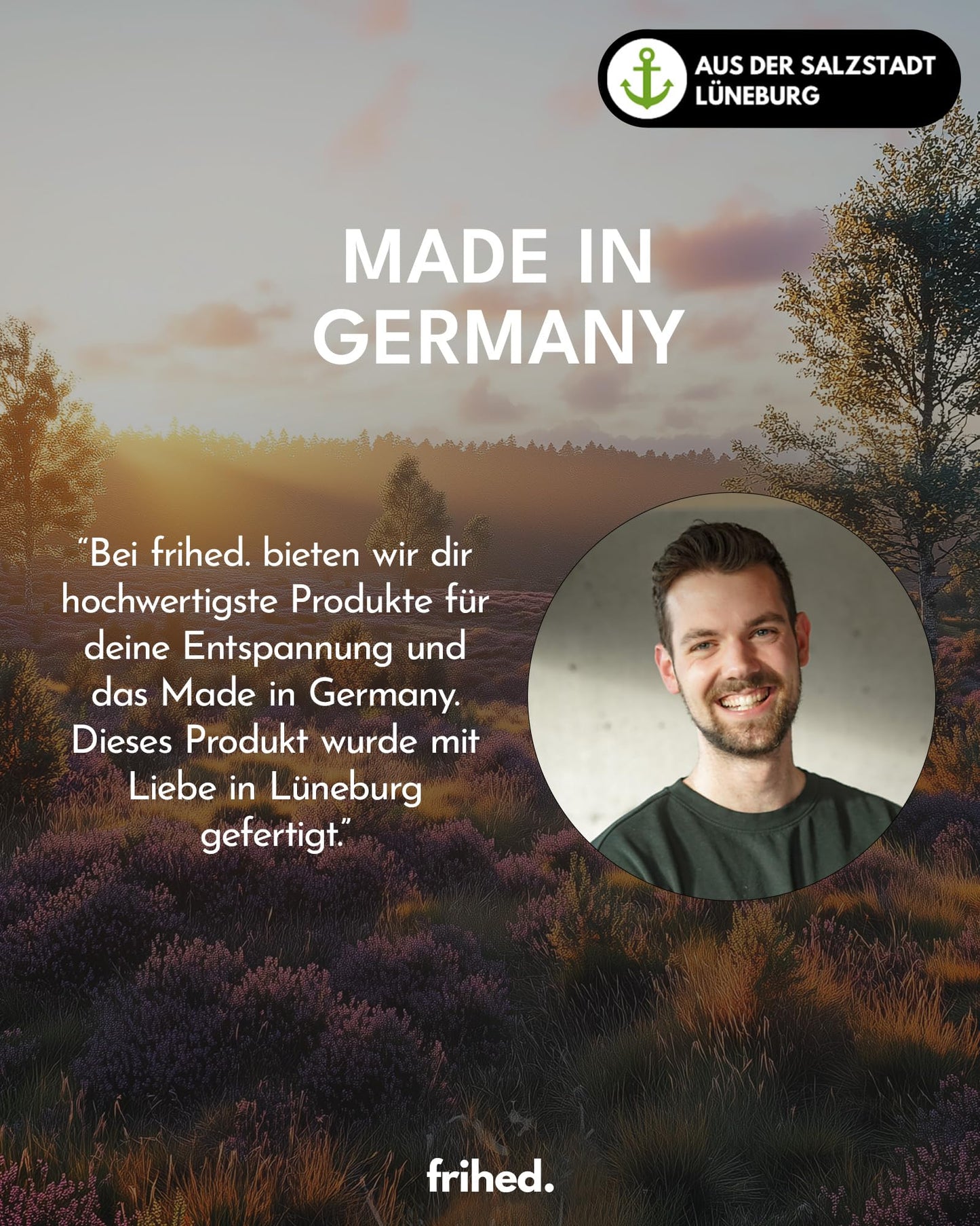 frihed. Sauna hat - Made of woolwalk - 100% Sheep's Wool - Premium Sauna Accessory - Flexible Size - Made in Germany (Sand)