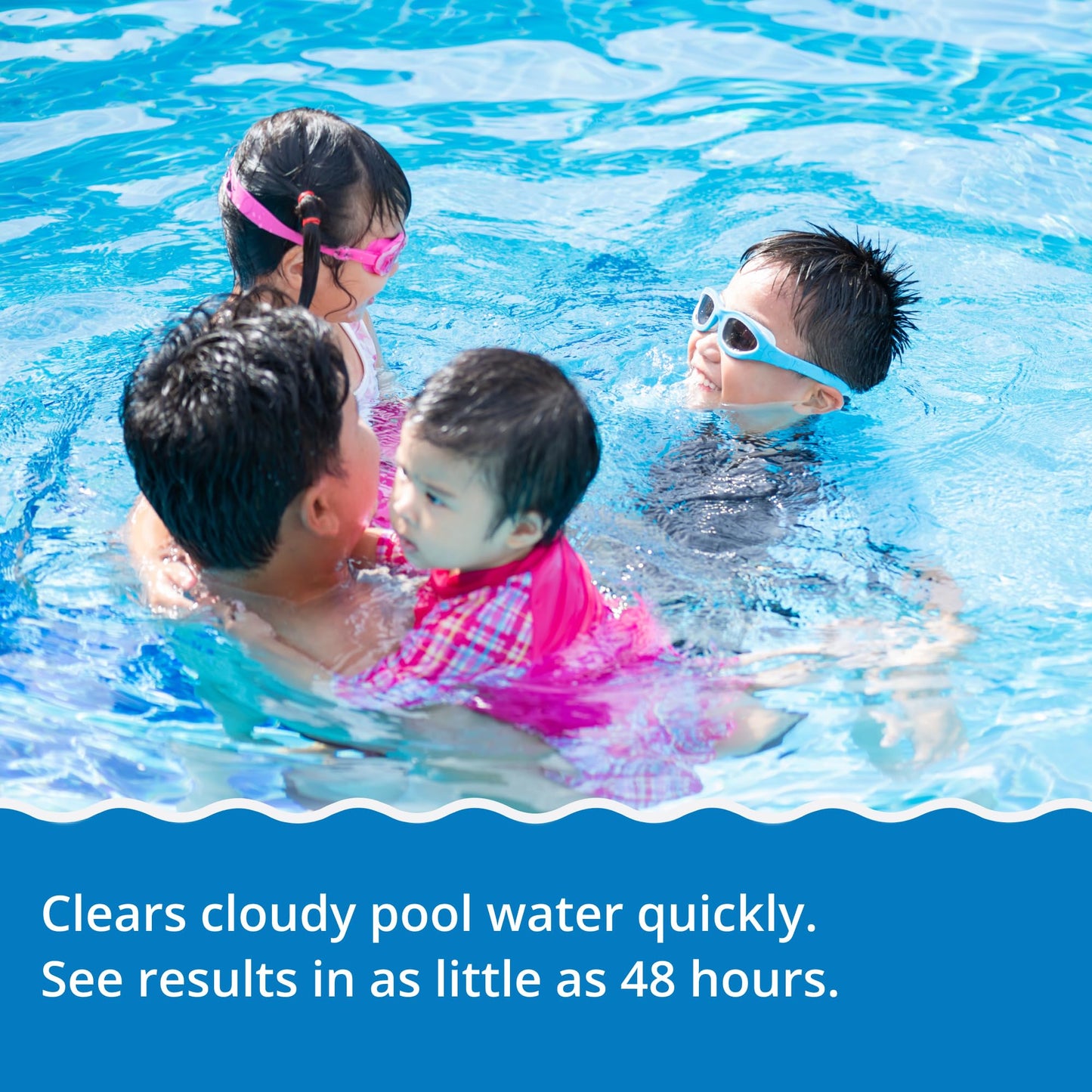 In The Swim - Clear Aid Pool Water Clarifier - Simplifies Pool Maintenance & Restores Clarity - 2 Liter