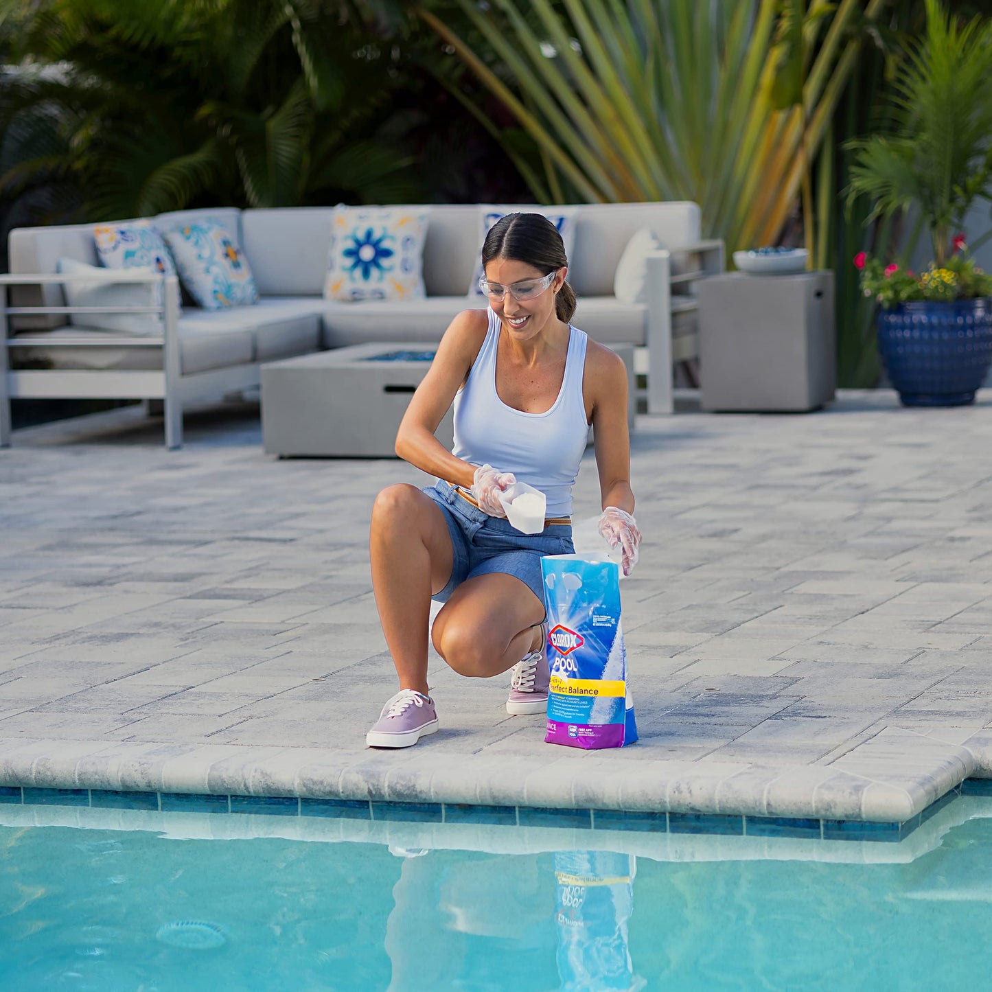Clorox® Pool&Spa™ Swimming Pool 2-in-1 Perfect Balance, Maintains Balanced pH and Alkalinity Levels, 8LB (Pack of 1)
