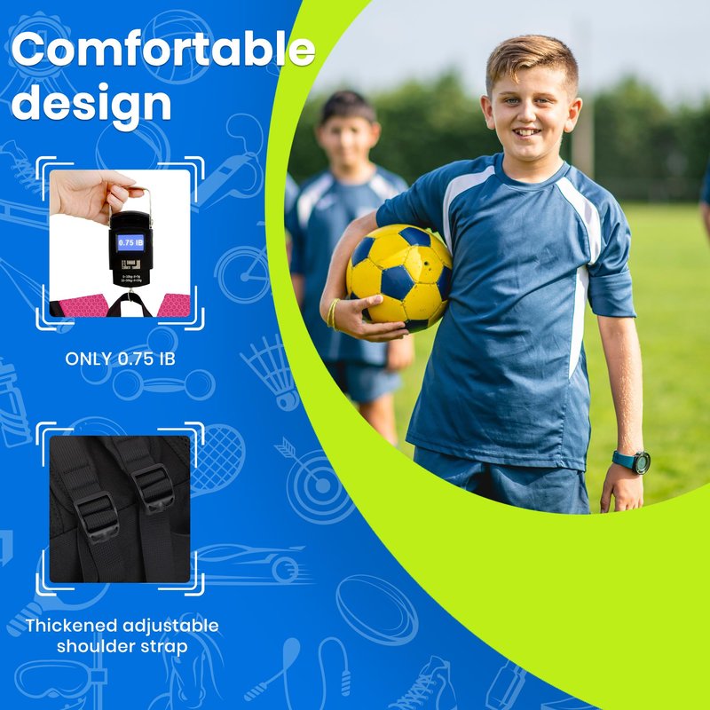 Hsmihair Youth Soccer Bag-Soccer Backpack&Backpack for Football Basketball,with Ball Compartment Separate Cleat Package