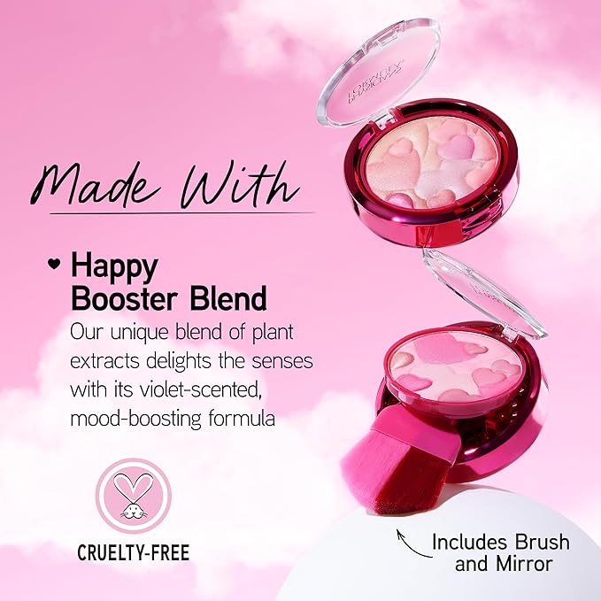 Physicians Formula Happy Booster Glow & Mood Boosting Blush, Silky Smooth Formula, Hypoallergenic, Blends Easily with Radiant Finish Ã¢ÂÂ Natural
