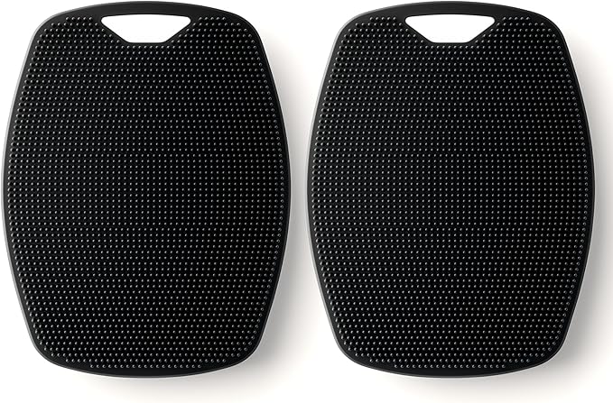 MANSCAPED® The Body Buffer Premium Silicone Scrubber for Nourishing, Cleaning & Exfoliating Your Skin - Lather Boosting Bristles with Ergonomic No-Slip Handle, Long-Lasting & Easy to Clean (2-Pack)