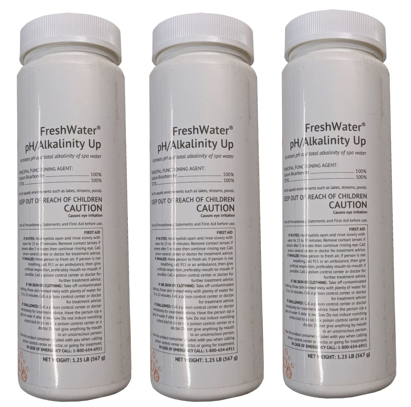 Hot Spring 76757 Freshwater PH Alkalinity Up PH Balancer 3PK
