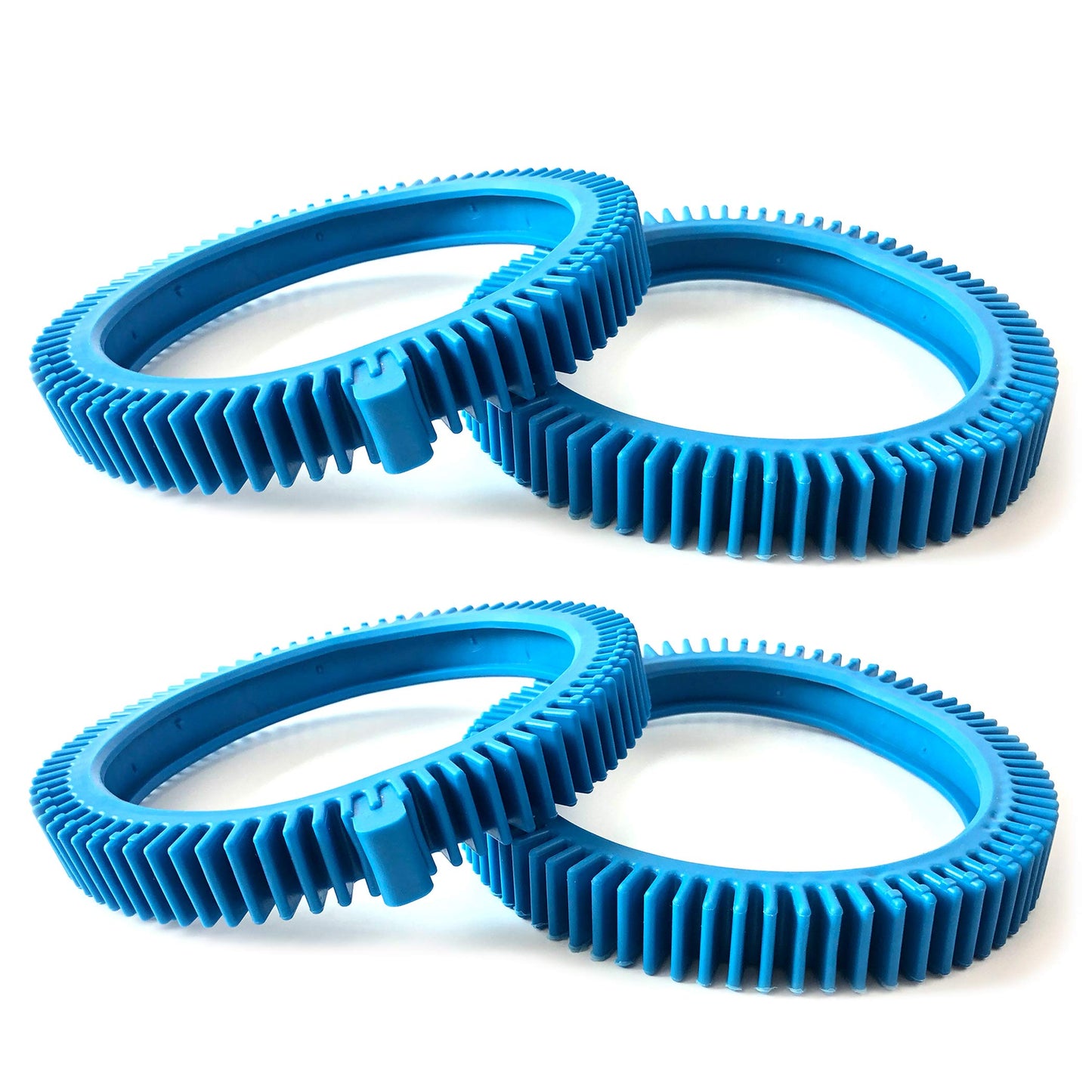 AR-PRO Pool Cleaner Front Tire and Rear Tire Combo Kit, Compatible with Poolvergnuegen Super Hump 896584000-143 and 896584000-082 (2-Pack Front & 2-Pack Rear)