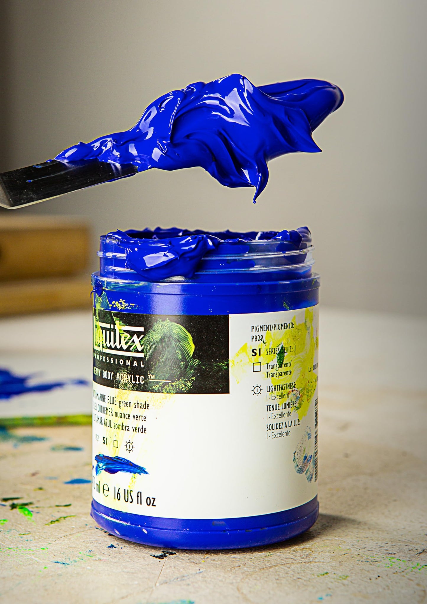 Liquitex Professional Heavy Body Acrylic Paint, 4 x 59ml (2-oz) Mixing Primary Color Set