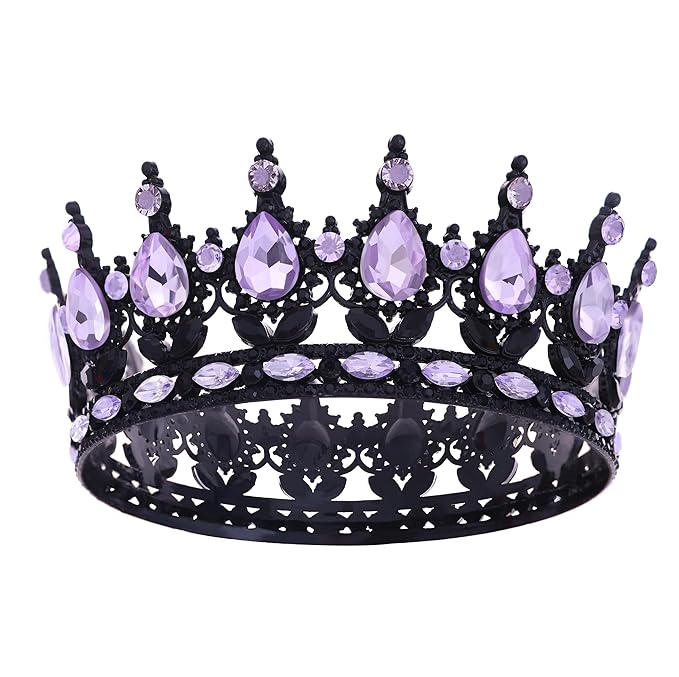 Queen Crown for Women Crystal Tiara for Women Rhinestone Wedding Headband for Bride Hair Accessories for Costume Birthday Party Prom Gifts