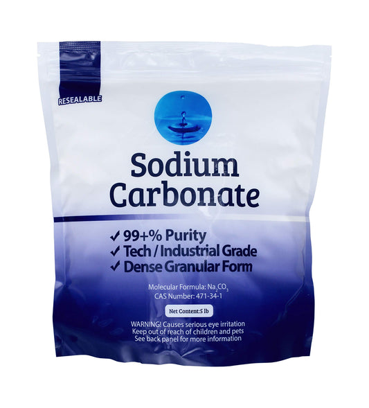 Duda Energy 10 lb Pure Sodium Carbonate Dense Soda Ash Na2CO3 pH Adjust Chemical Spa Pool Cleaning Dishwasher