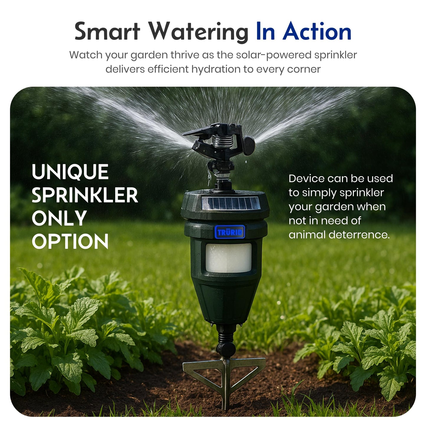 Motion Activated Sprinklers for Yard - Effective Deer & Cat Repellent, Skunk Deterrent, Raccoon & Dog Repellent, Lawn Sprinkler System, Water Sprinkler for Lawn Protection
