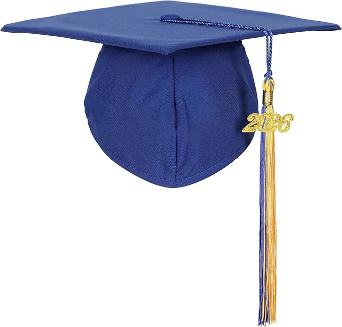 Newrara Graduation Unisex Matte Adult Graduation Cap with Tassel