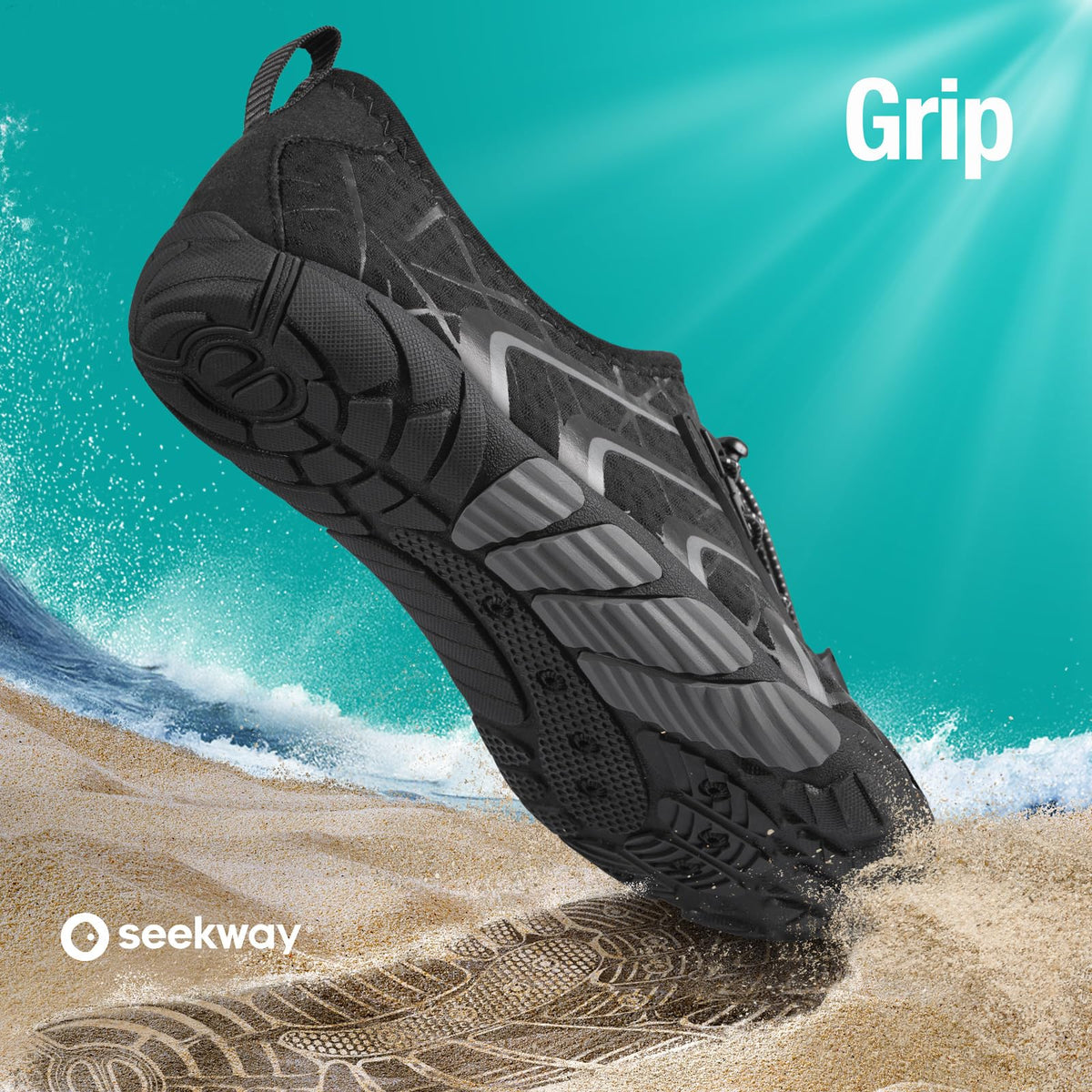 SEEKWAY Water Shoes Men Women Adult Quick-Dry Aqua Sock Barefoot for Beach Swim River Pool Lake Hiking Kayaking Surfing