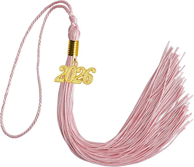 GraduationMall Single&Multiple Color Graduation Tassel with 2026 Year Charm 9"
