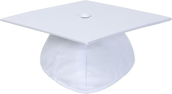 Unisex Adult Matte Graduation Cap with Tassel Year Charm