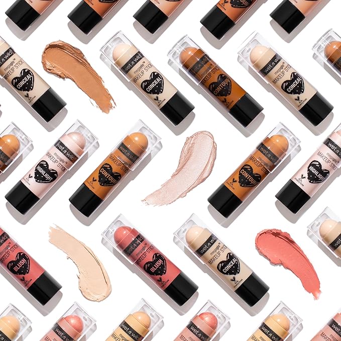wet n wild MegaGlo Makeup Stick, Buildable Color, Versatile Use, Cruelty-Free & Vegan - Desert Sands