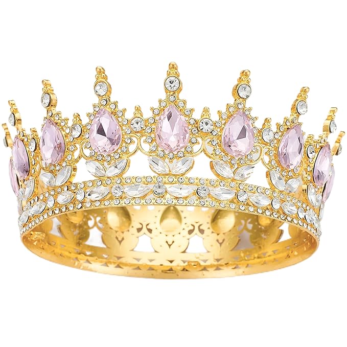 YOUlDIANZI Queen Crown Rhinestone Wedding Crowns and Tiaras for Women Costume Party Hair Accessories Princess BirthdayCrown Crystal BridalCrown