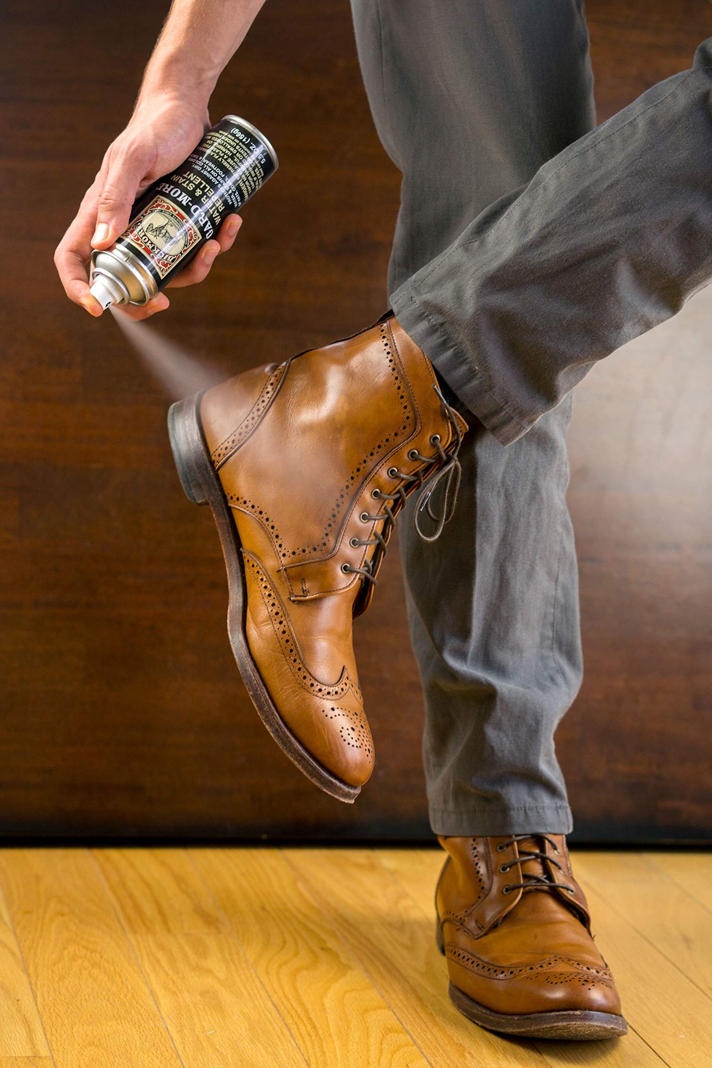Gard-More Water & Stain Repellent | Leather & Suede Protector Spray | Shoe Waterproof Spray | Heavy Duty Fabric Protector for Leather Boots, Hats, Jackets & UGGs | Won't Darken or Yellow | Made in USA