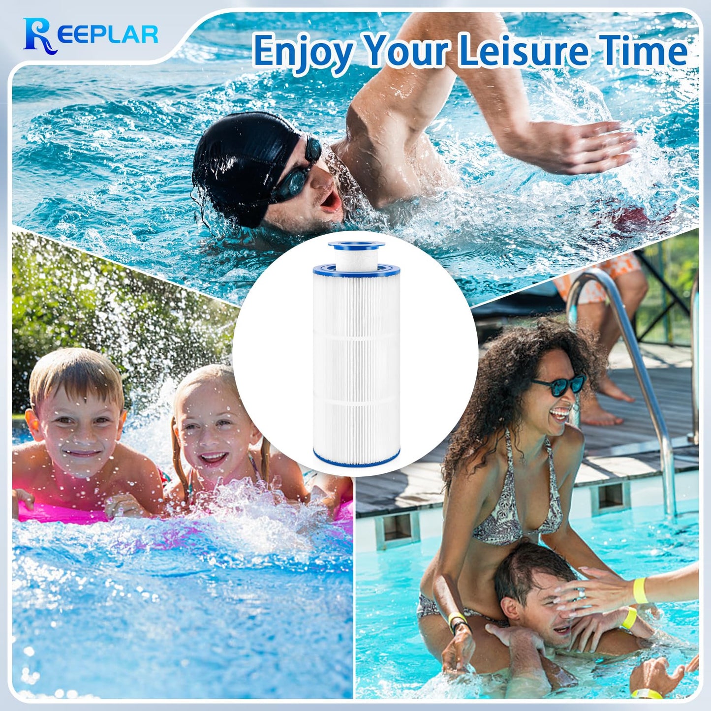 6541-397 Pool Spa Filter Compatible with 2009-2023 Sundance 880 Spa Filter (Outer 6473-165 and Inner 6473-164), Replacement for Sundance 880 Filter, Optima/Maxxus/Cameo/Aspen/Marin 880 Spa Filter