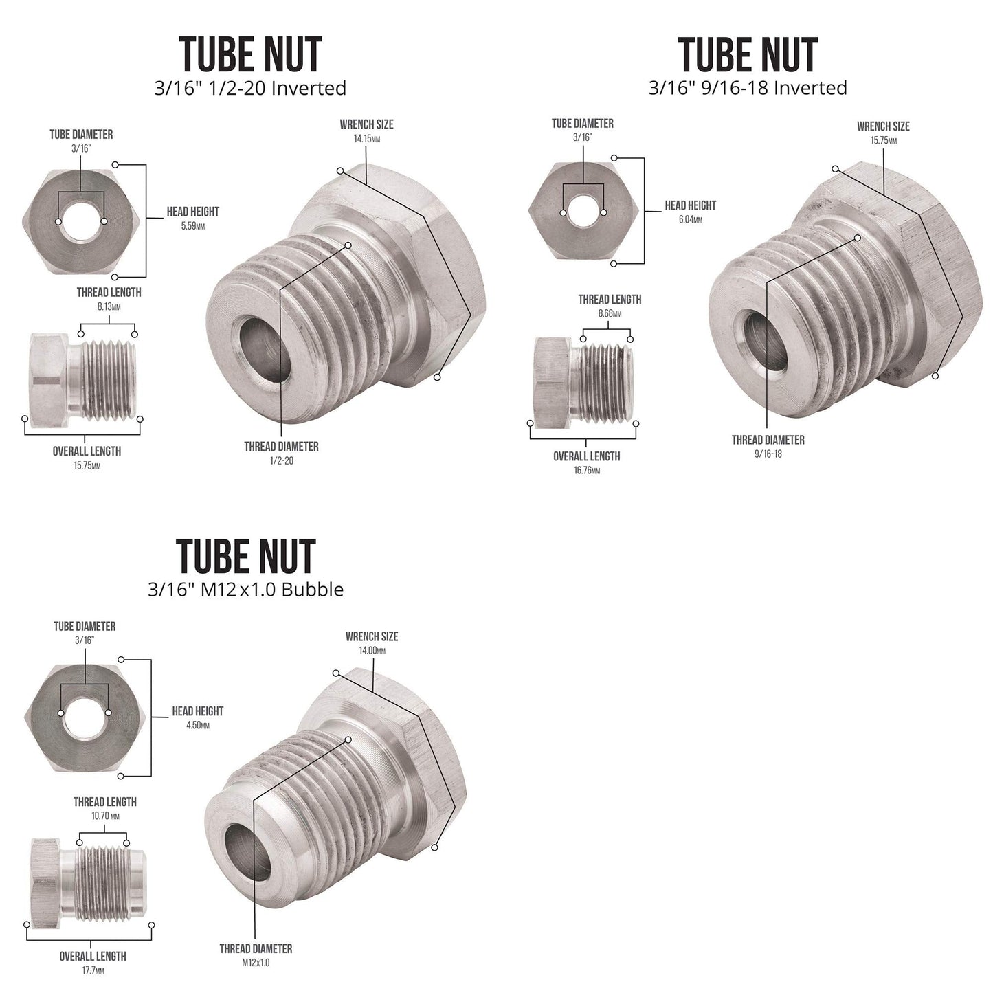 4LifetimeLines – 3/16" x 25' Stainless Steel Brake Line Kit | 316L Marine-Grade Tubing with 16 SAE Fittings | Corrosion & Rust Resistant | 15,310 PSI | Universal Fit for Cars & Trucks