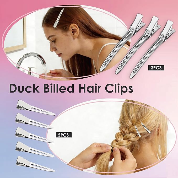 B1jounie YA Hair Accessories Kit, 160Pcs Hair Clips for Women Girls Dance Ballet Cheerleading Travel with Storage Box