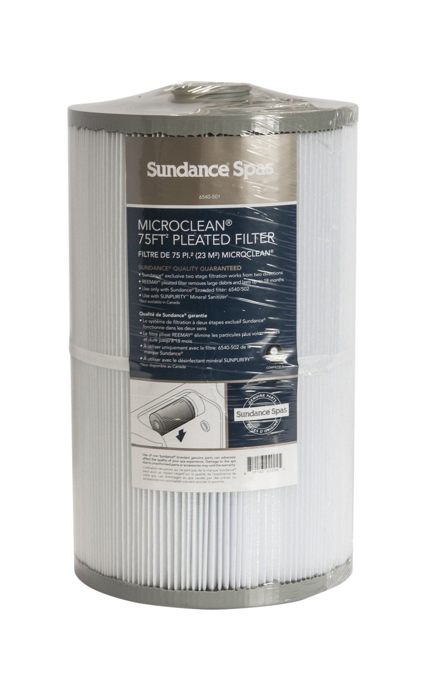 Sundance Spa Microclean Filter Set 6540-501 & 6540-502 ;from#clearviewhome
