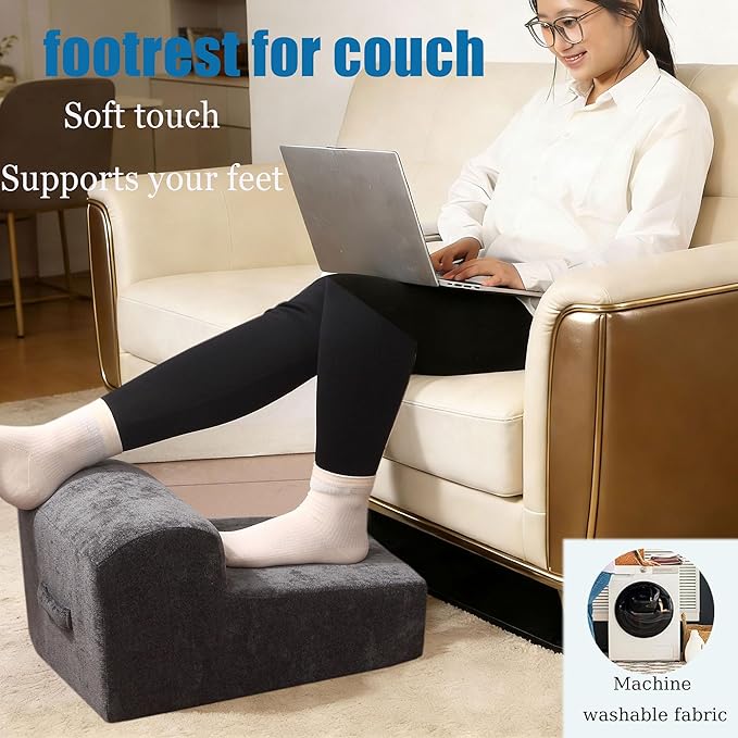 Foot Rest for Under Desk At Work.Ergonomic Foot Rest for Under Desk At Work,Rest for Under Desk Office & Home,Footstool Leg Elevation