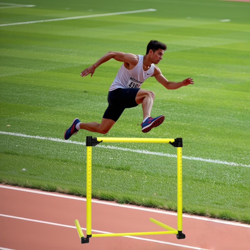 Adjustable Height Hurdles Training Equipment, 3Pcs Practice Hurdles Track and Field for Agility Training, Indoor & Outdoor Detachable Jumping Speed Hurdles for Football, Soccer, Basketball, Dogs