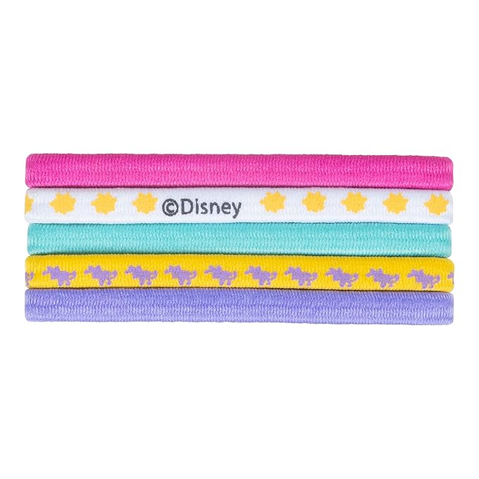 Luv Her Encanto Girls 20 Piece Accessory Set with 3 Barrettes, 4 Snap Hair Clips, 5 Elastics and 8 Terry Ponies - Ages 3+