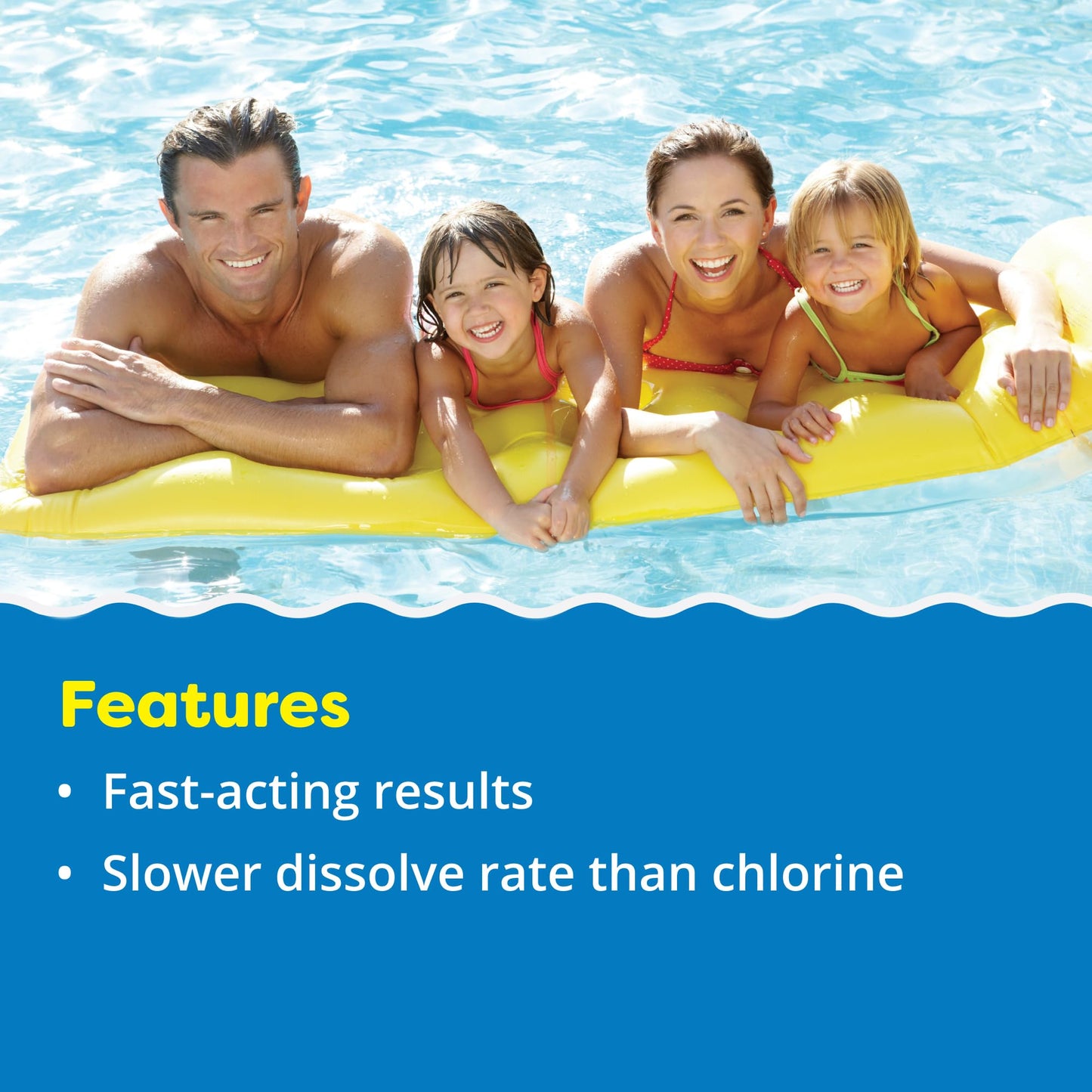 In The Swim 1 Inch Bromine Plus Tablet Sanitizer for Spas, Hot Tubs, or Swimming Pools - Pre-Stabilized, Low Odor, Chlorine Alternative - 8 Pounds