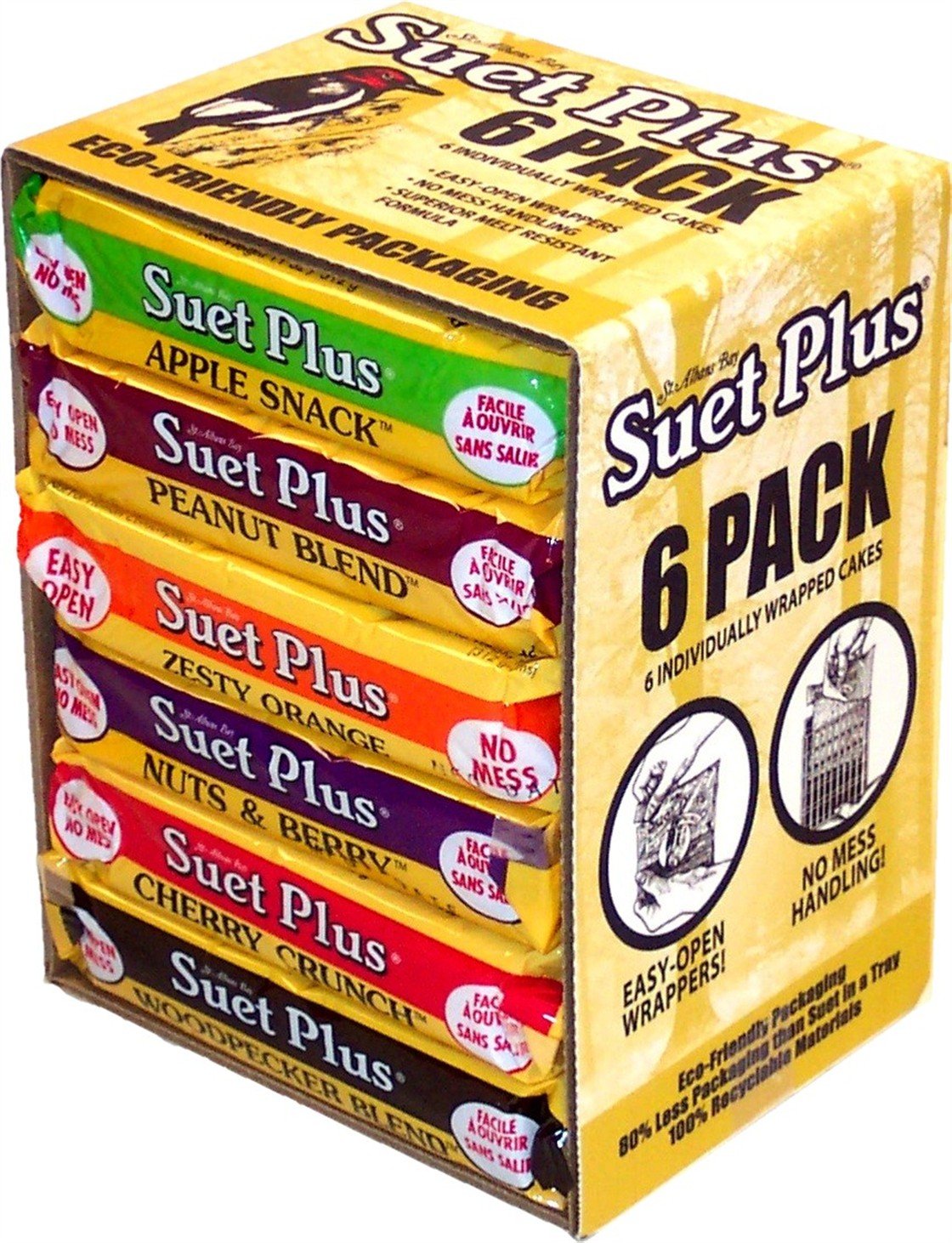 Wildlife Sciences Suet Plus 6 Pack Variety Feeder