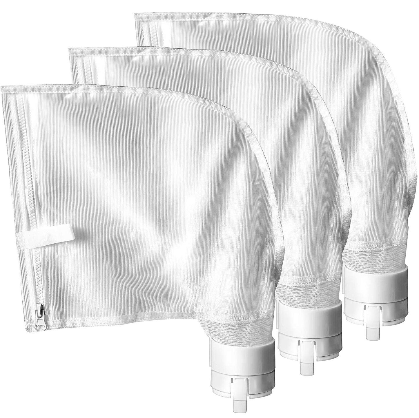 UCEDER 3 Pack Zippered Bag Replacement Fits for Polaris 360, 380 Pool Cleaner All Purpose Filter Bag for Polaris Filter Bag