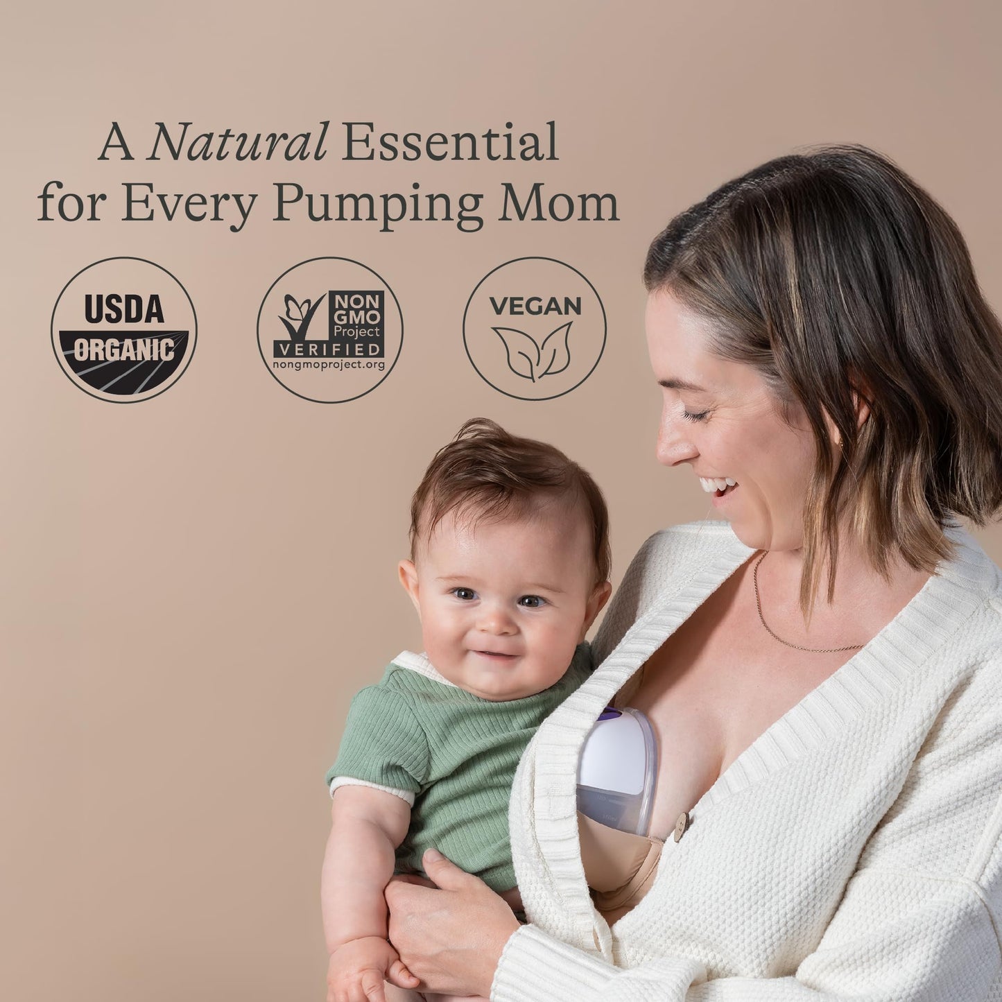 Lansinoh Organic Pumping Spray – Lanolin-Free Flange Lubricant, Breast Pump Spray | Hypoallergenic, Vegan, Plant-Based Breastfeeding Essentials for Sore Nipples & Moisturized Skin, 2 Fl oz