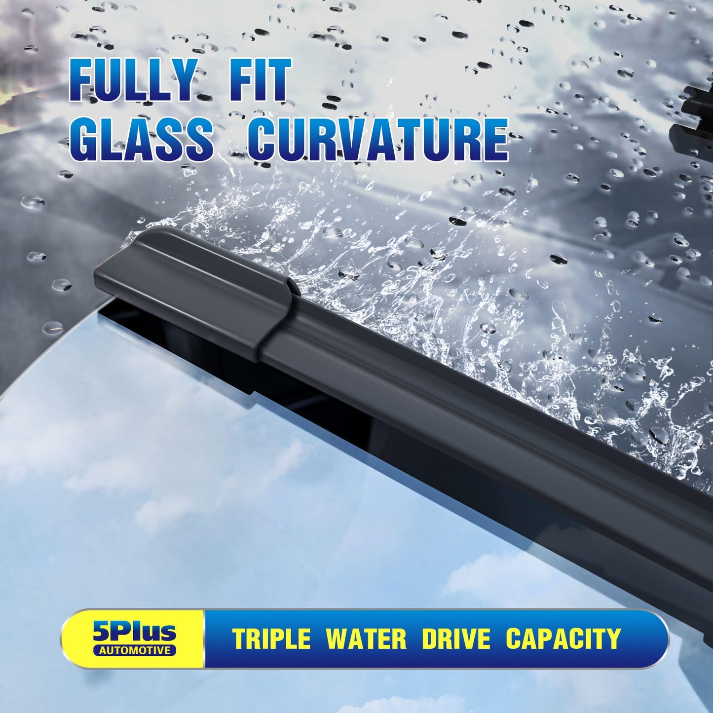 5 PLUS Windshield Wipers Replacement For 2013-2021 Buick Encore, 2015-2022 Chevrolet Trax Windshield Wipers, Original Equipment Automotive Replacement Windshield Wiper Blades 26"+14"+10"(3 Wipers)