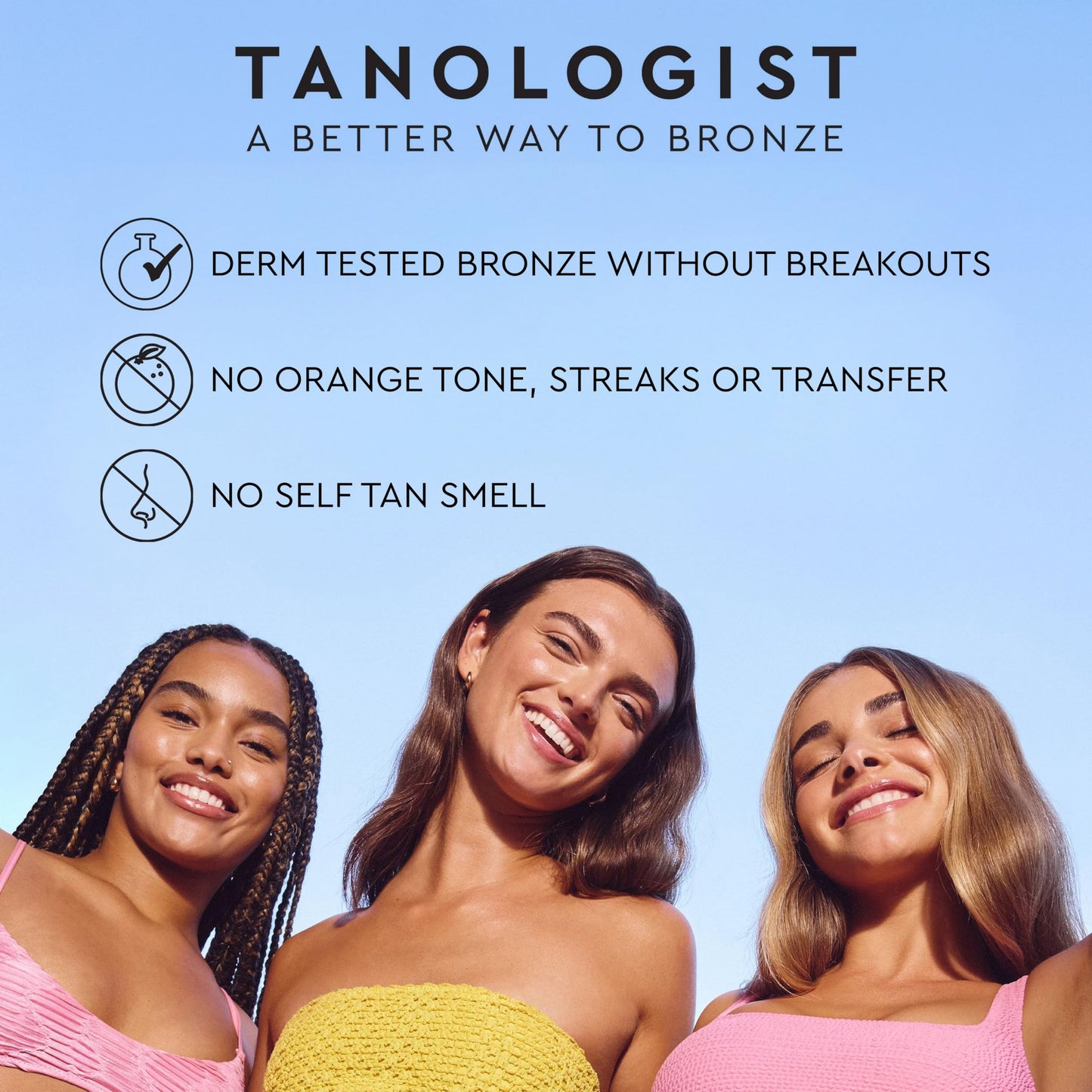 Tanologist Extra Dark Self Tan Mousse, Clear Self-Tanning Mousse, Streak-Free, Natural Glow, No Fake Tan Smell Or Orange Tone, Long Lasting, Clean Ingredients, 6.76 fl. oz/200 ml Bottle