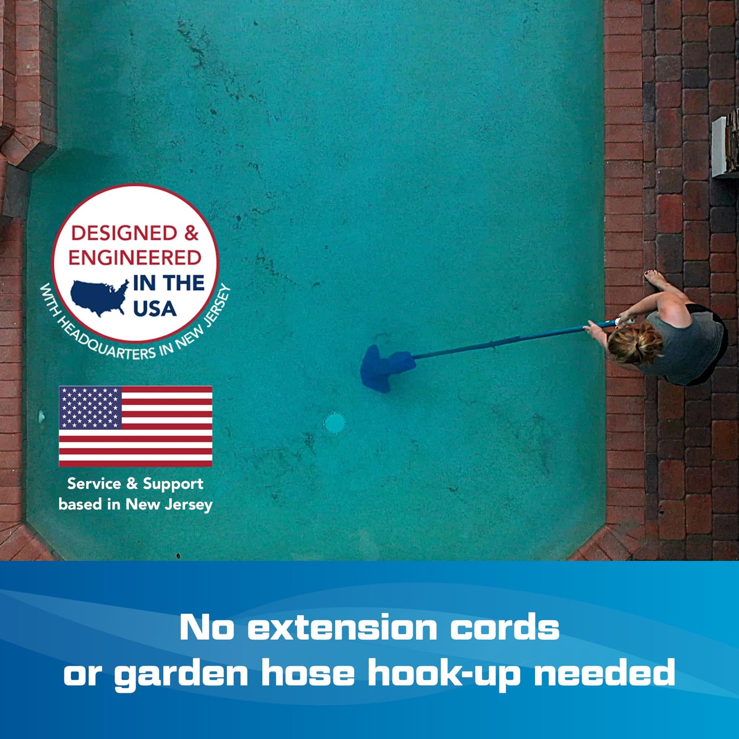 POOL BLASTER Max CG Cordless Pool Vacuum Deep Cleans Pools in Minutes, Spot-Cleans in Seconds, Strong Suction, 1 Hr Runtime, Handheld Rechargeable Swimming Pool Cleaner, Inground & Above Ground Pools