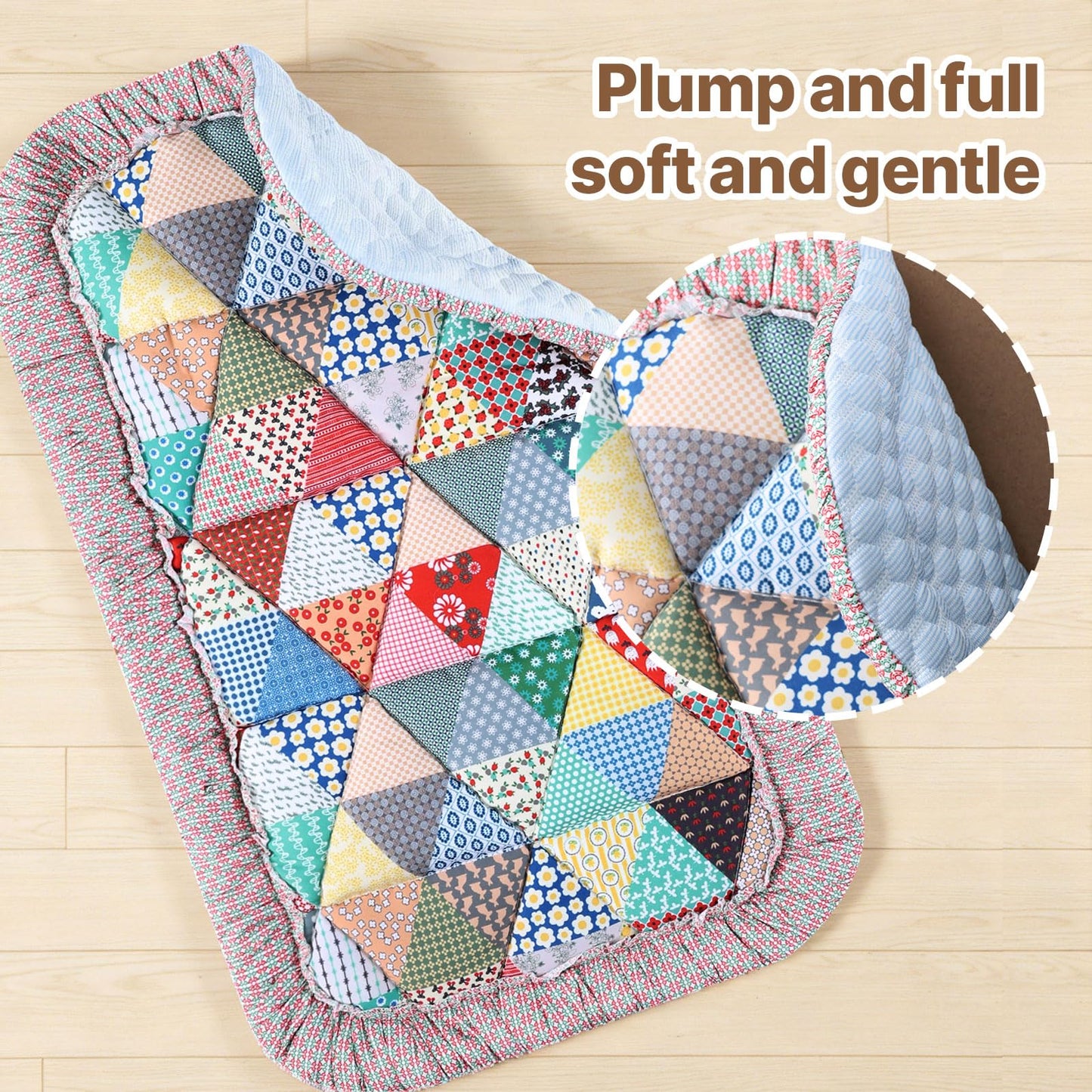 Beberoad Reversible Pet Stroller Pad - Dual-Sided Cooling & Warmth Cushion, Washable Mat for Cats and Dogs, All-Season Use